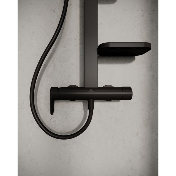 Matne čierna kovová sprchová súprava 111 cm ALU+ – Ideal Standard-image-4