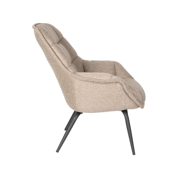 Béžové kreslo Comfortable – White Label-image-3