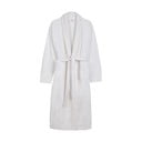 Biely bavlnený župan veľkosť M/L Terry - HIP