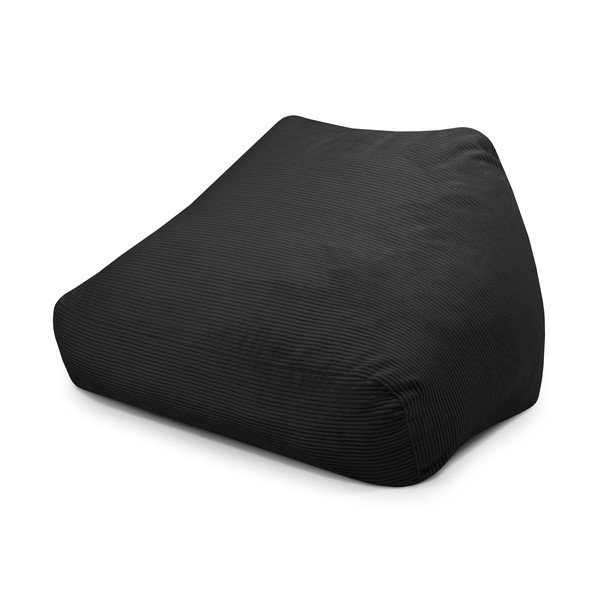 Čierny menčestrový sedací vak Sofa Snug – SLOWDOWN