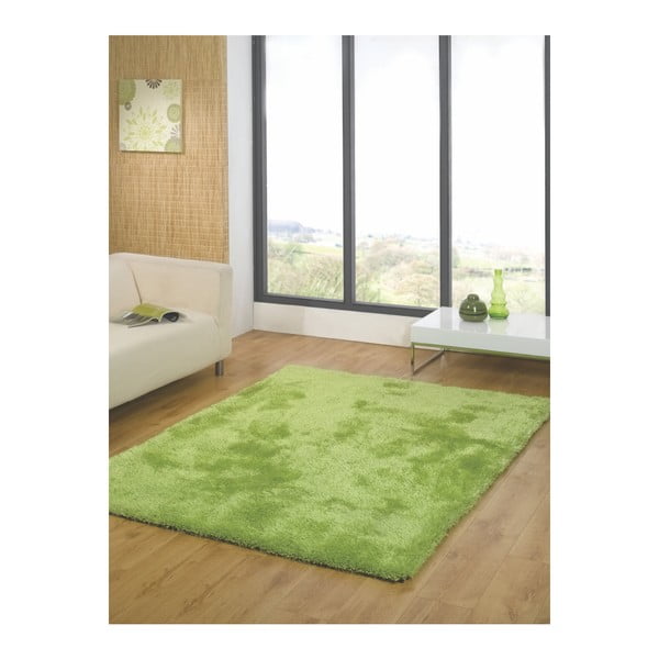 Zelený koberec Webtapetti Shaggy,  160 x 230 cm