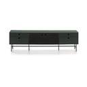 Čierno-zelený televízny stolík Teulat Punto