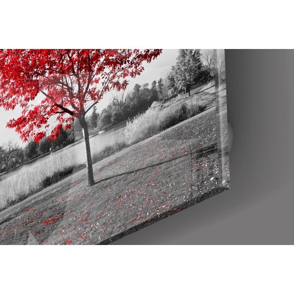 Sklenený obraz Insigne Red Tree-image-2