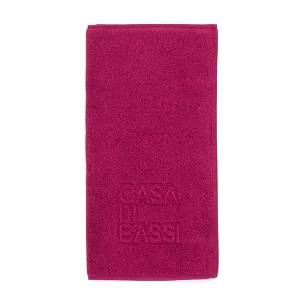 Červená kúpeľňová predložka z bavlny Casa Di Bassi, 50 × 70 cm
