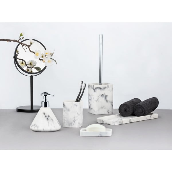 Bielo-sivá tácka do kúpeľne Wenko Desio-image-3