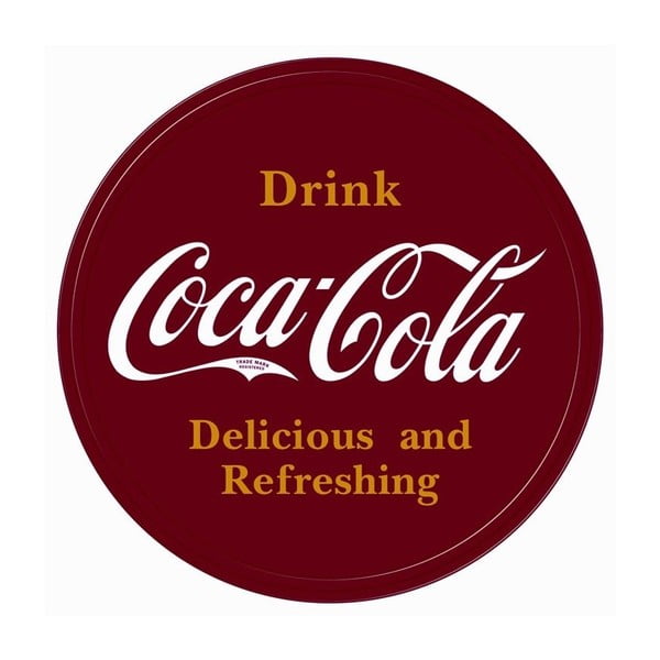 Plechová ceduľa Coca Cola Drink, 30x40 cm