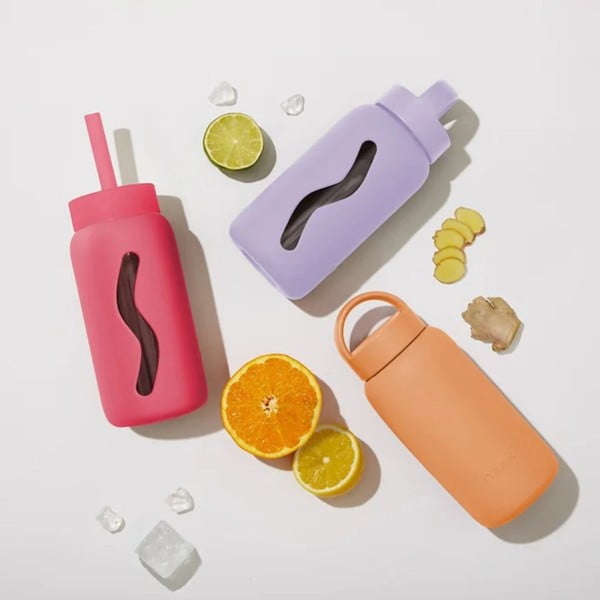 Cestovná fľaša v levanduľovej farbe 500 ml Pastel Lilac – Muuki-image-1