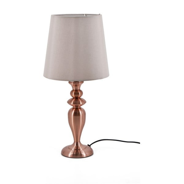 Medená stolová lampa Moycor Kilat, výška 39 cm
