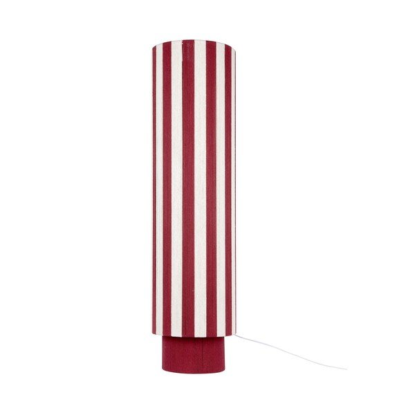 Červená/biela povrazová stojacia lampa (výška  106 cm) Vienna Stripes – Leitmotiv