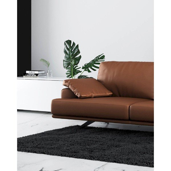 Koňakovohnedá kožená pohovka 220 cm Prado – MESONICA-image-3