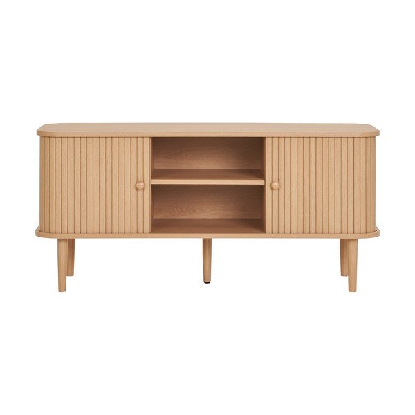 TV stolík v dekore borovice v prírodnej farbe 113x51,5x40 cm Nikko – House Nordic