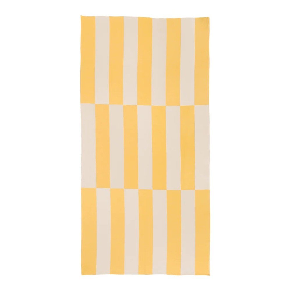 E-shop Žltá bavlnená plážová osuška 100x160 cm Su – noo.ma