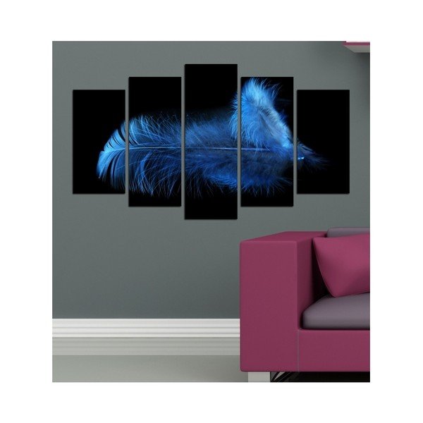 Viacdielny obraz 3D Art Deep Azul, 102 × 60 cm-image-1