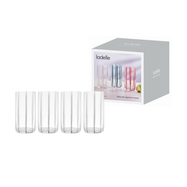 Poháre v súprave 4 ks 450 ml Stripe – Ladelle-image-2