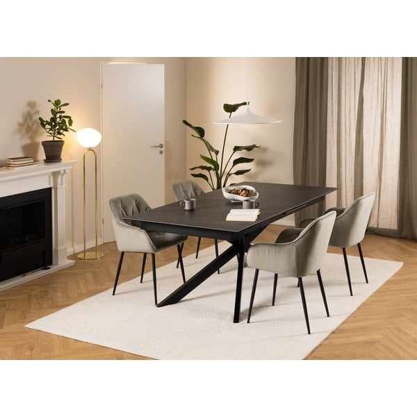 Keramický rozkladací jedálenský stôl 100x240 cm Irwine - Actona-image-1