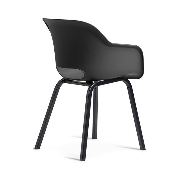 Antracitové kovové/plastové záhradné stoličky v súprave 2 ks Noa Duo – Keter-image-3