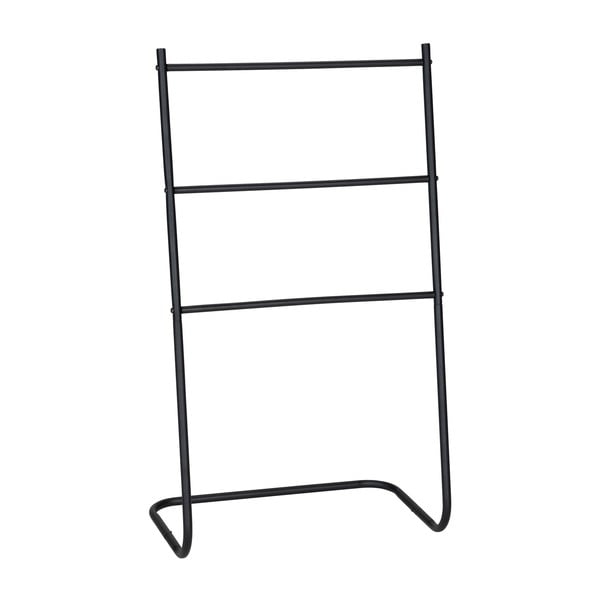 Matne čierny kovový stojan na uteráky Aracena – Allstar-image-2