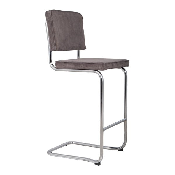 Tmavosivá barová stolička 113 cm Ridge Rib – Zuiver