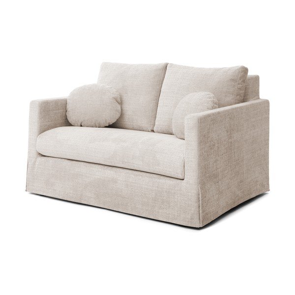 Krémovobiela pohovka 140 cm Paphos – Ropez