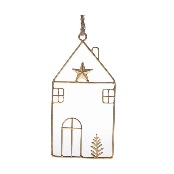 Kovová závesná vianočná dekorácia 24 cm – Dakls
