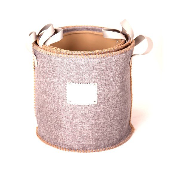 Sada 3 guľatých košíkov Denim-image-4