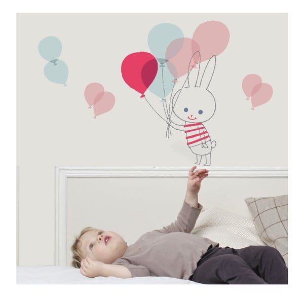 Nástenné samolepky Art For Kids Balloon Rabbit