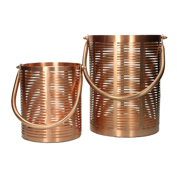 Set 2 lampášov Iron Copper