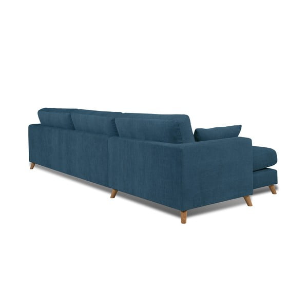 Tmavomodrá rohová pohovka (ľavý roh) Faria - Scandic-image-2