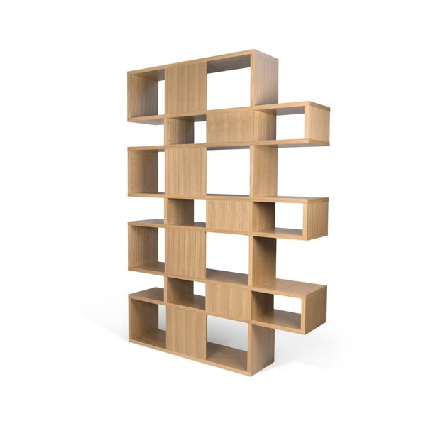 Hnedá knižnica TemaHome London, 220 × 34 cm-image-3