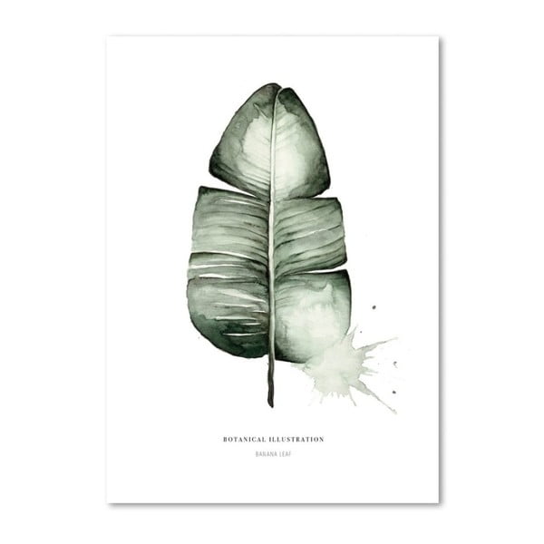 Plagát Leo La Douce Banana Leaf, 21 x 29,7 cm
