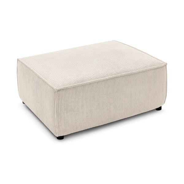 Béžový menčestrový taburet Nihad – Bobochic Paris-image-4