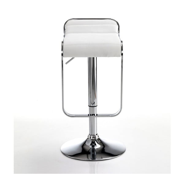 Biela/v striebornej farbe barová stolička 67 cm Snappy – Tomasucci-image-1