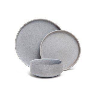 18-dielna súprava sivého kameninového riadu Bonami selection Malia