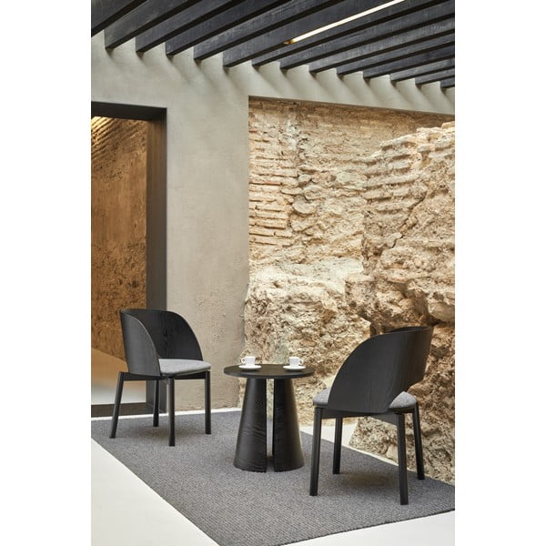 Čierny odkladací stolík Teulat Cep, ø 50 cm-image-3