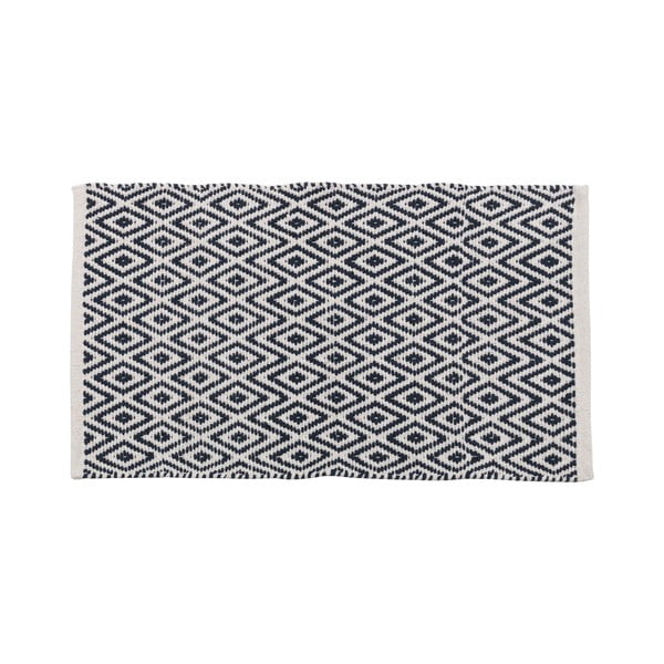 Sivý bavlnený koberec Unimasa Hungary, 80 x 50 cm