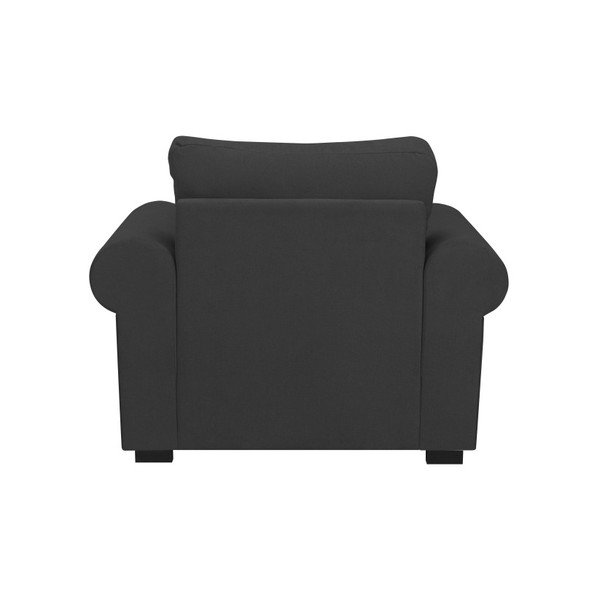 Tmavosivé kreslo Windsor & Co Sofas Hermes-image-1