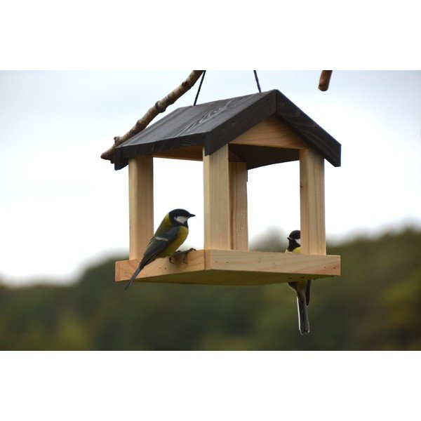 Drevené zásvesné kŕmidlo pre vtáctvo Esschert Design-image-4