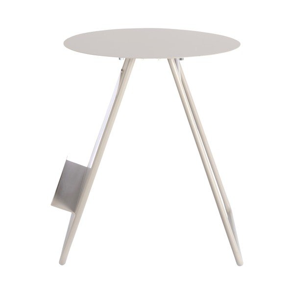 Kovový okrúhly odkladací stolík ø 40 cm Esencia – Leitmotiv-image-3