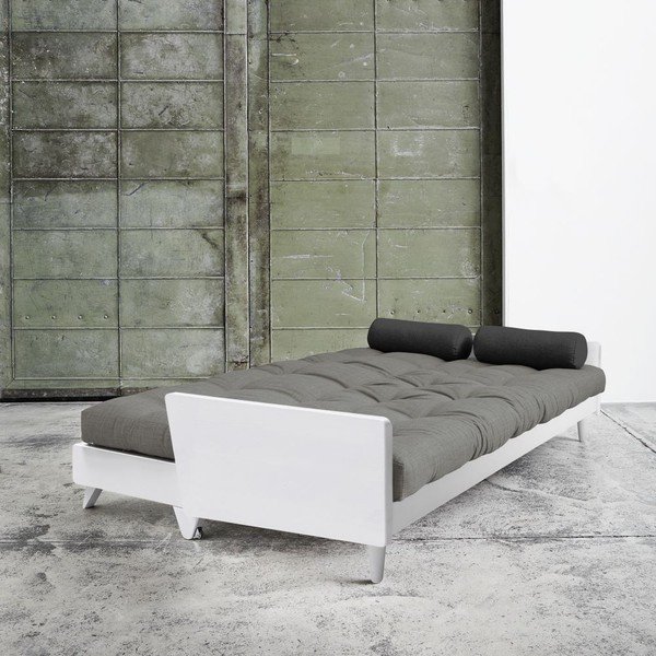 Rozkladacia pohovka Karup Indie White/Granite Grey/Dark Grey-image-2