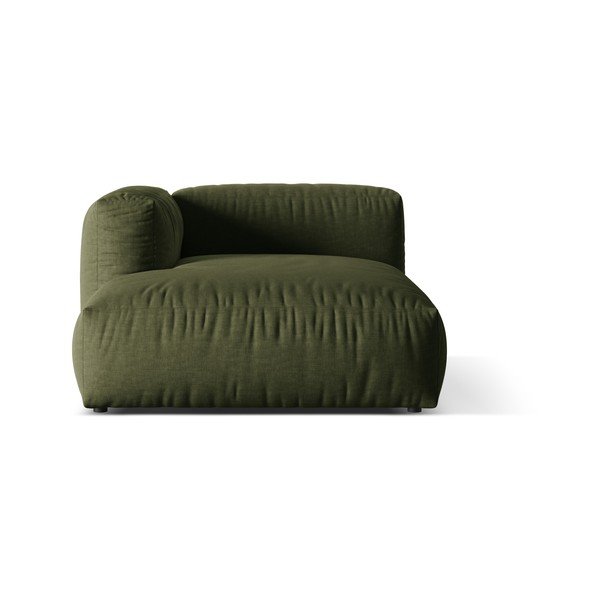 Zelený modul pohovky (ľavý roh) Martina – Micadoni Home