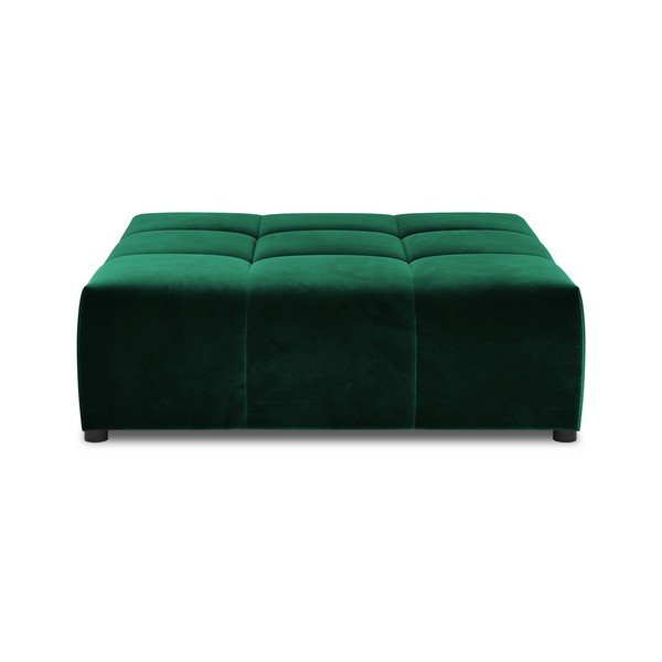 Zelený zamatový modul pohovky Rome Velvet - Cosmopolitan Design-image-2