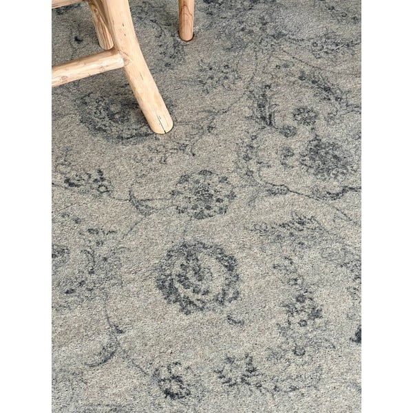 Béžový vlnený koberec 170x240 cm Calisia Vintage Flora – Agnella-image-1