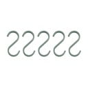 Svetlozelené závesné kovové háčiky v súprave 5 ks Hang-it – Mette Ditmer Denmark