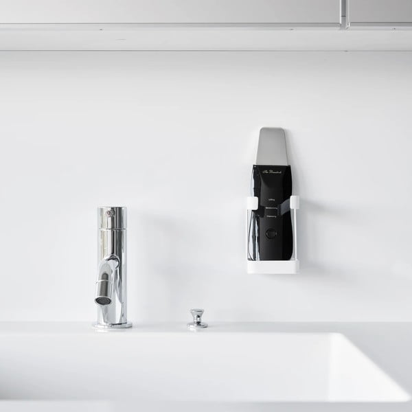 Biely kovový držiak zariadenia starostlivosti o pleť Film Hook – YAMAZAKI-image-2