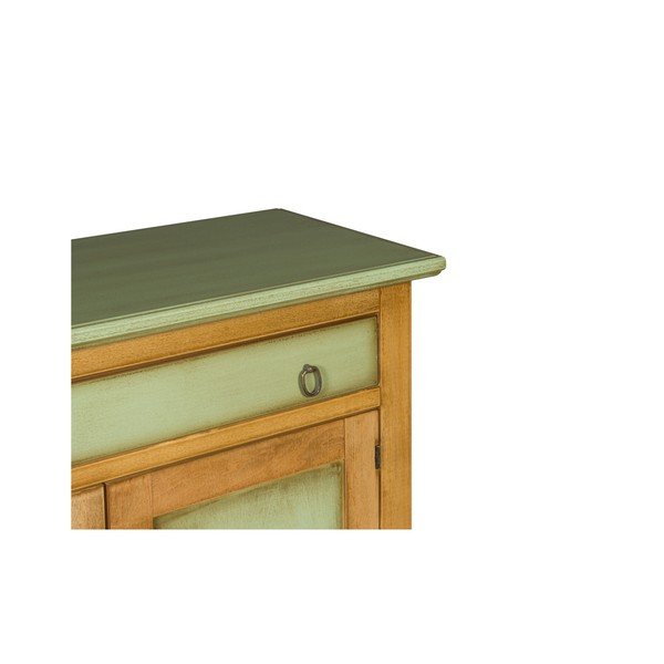 Zeleno-hnedá komoda Crido Consulting Credenza-image-2