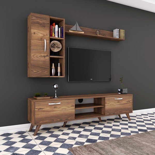 Set TV komody, nástennej police a skrinky Wren-image-3