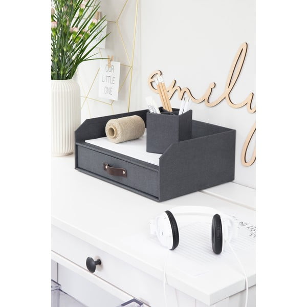 Kartónový organizér na dokumenty so zásuvkou Walter – Bigso Box of Sweden-image-1