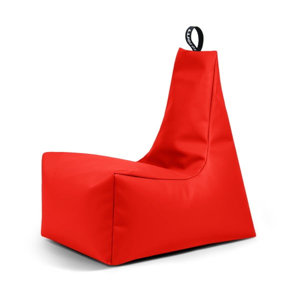 Červený sedací vak z imitácie kože Icy XL – So Soft?