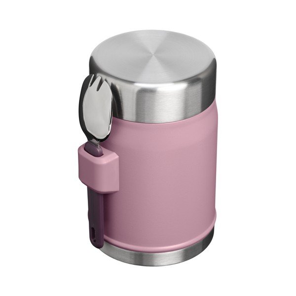 Fialová termoska na jedlo z nehrdzavejúcej ocele 400 ml Legendary Food Jar + Spork Purple Smoke – Stanley-image-3