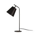 Čierna stolová lampa s textilným tienidlom (výška  67 cm) Salihini – Opviq lights
